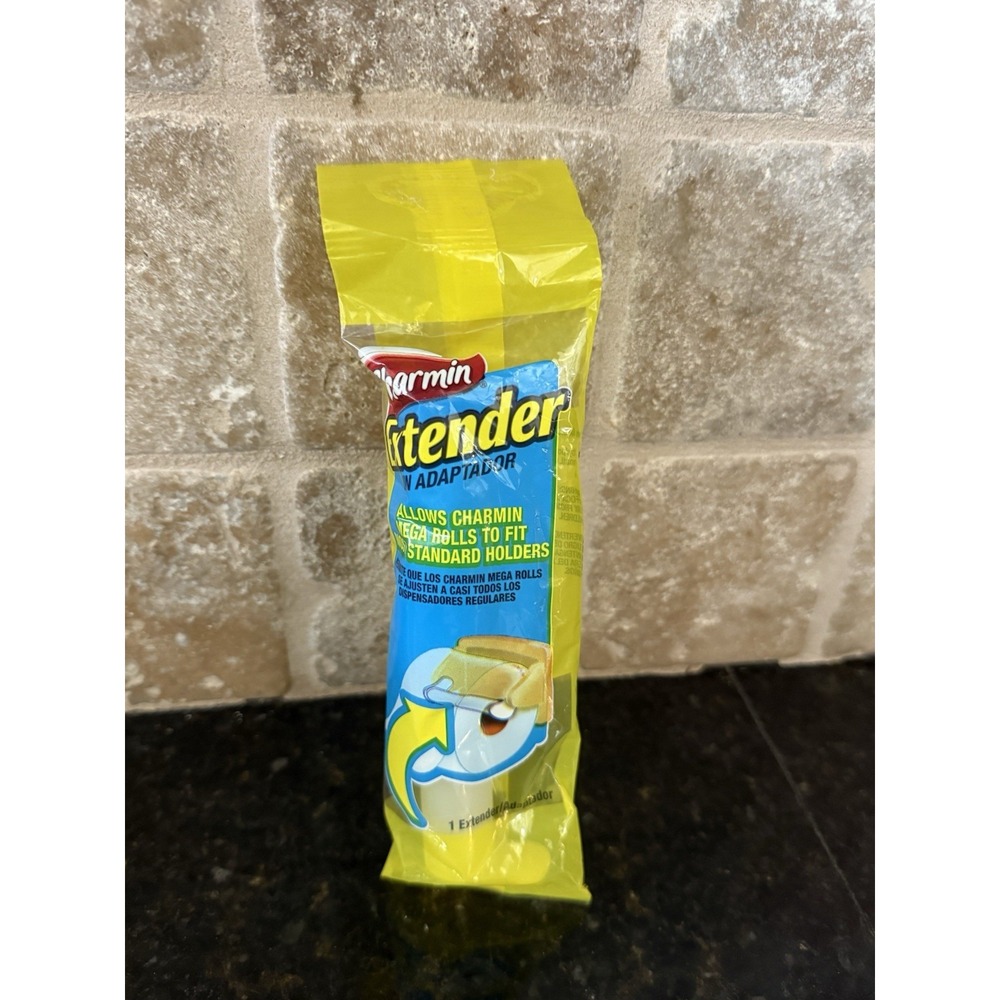 Charmin Toilet Paper‎ Extender Adapter Mega Roll Fits Most Standard Holders NIP